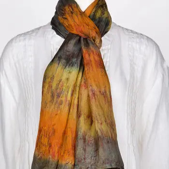 Hand Dyed Silk Scarf TYD01-NS